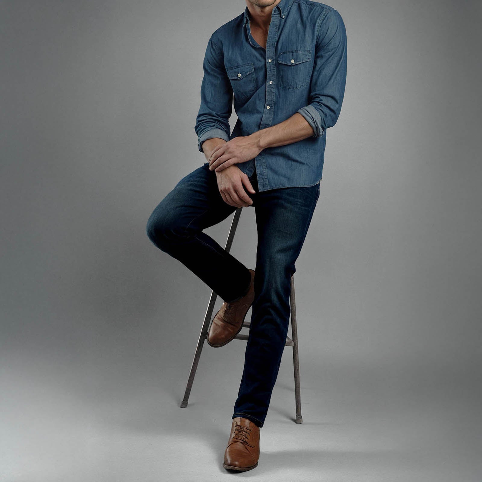 Calça Verona - Jeans Amaciado com Elastano - Jeans Escuro
