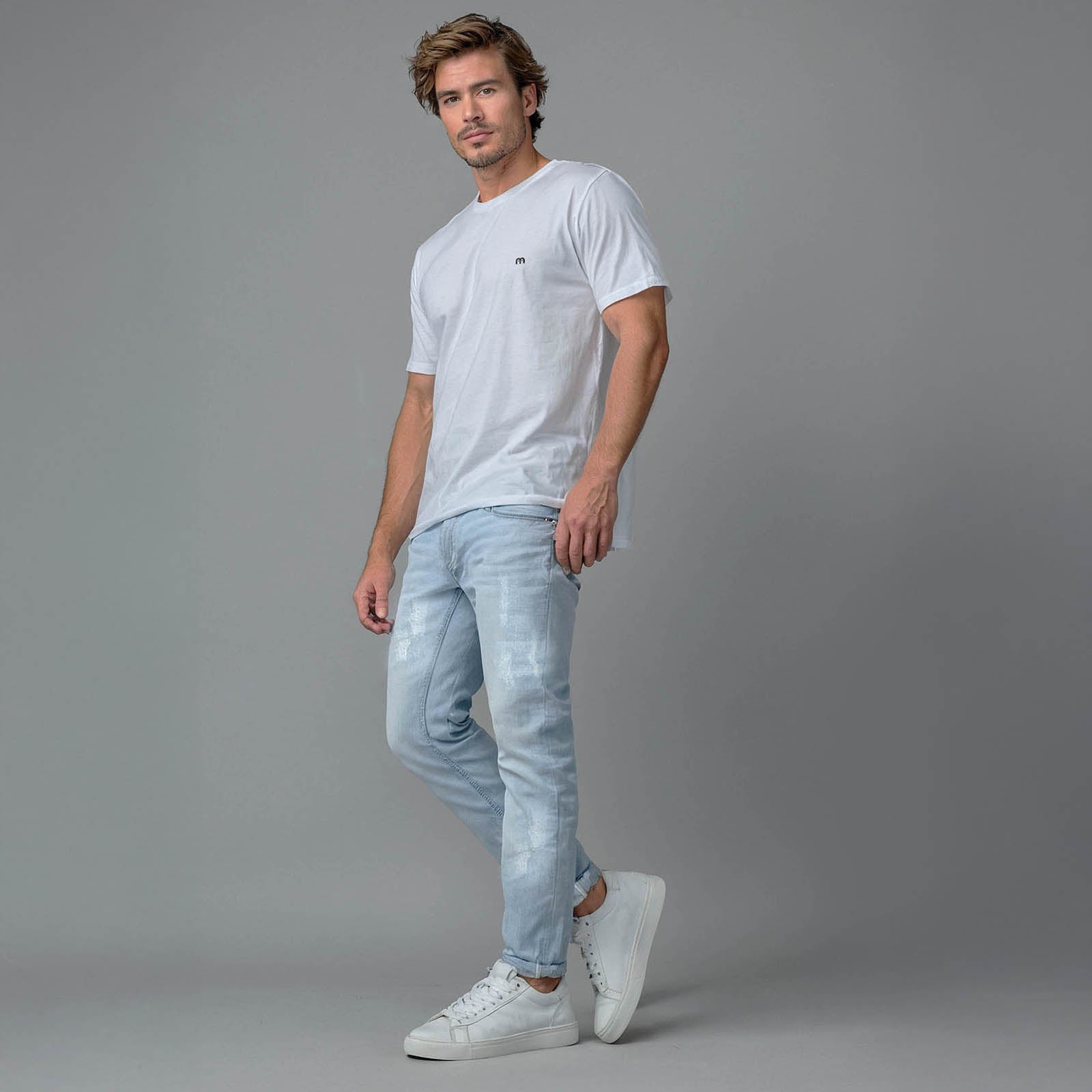 Calça Verona - Jeans Amaciado com Elastano - Clara