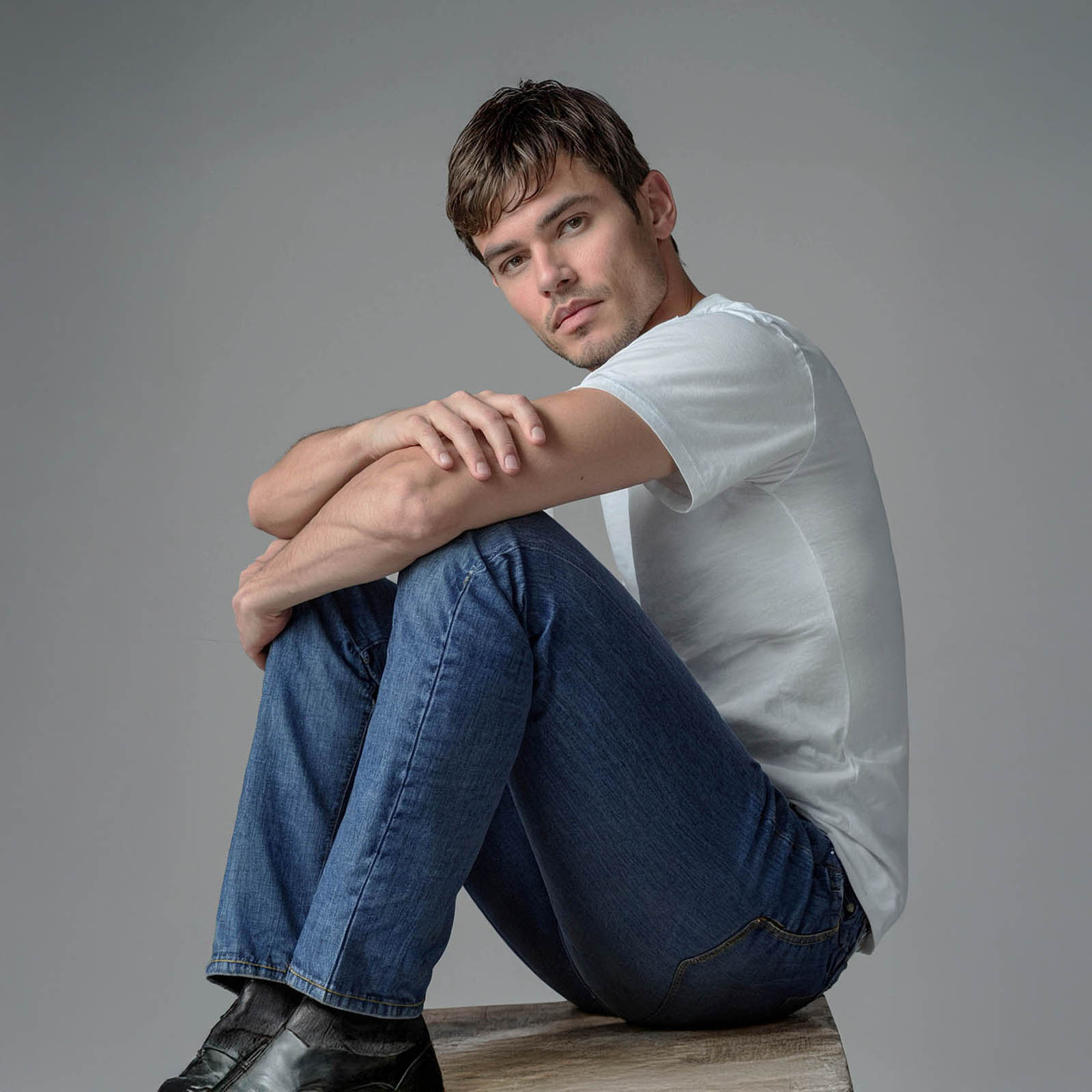 Calça Verona - Jeans Amaciado com Elastano - Jeans Médio